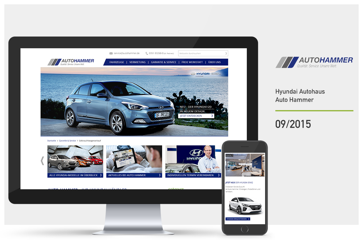 Webseite Autohaus